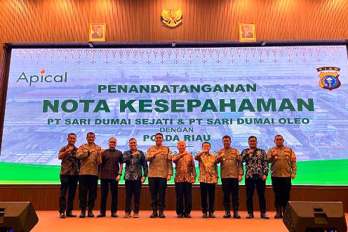 Apical Grup dan Polda Riau jalin kerjasama Pamobvitnas.(foto: istimewa)