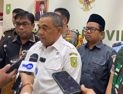 Gubernur Riau, Edy Natar mengingatkan pentingnya pakai hak pilih di Pemilu 2024 (foto/Mg1)