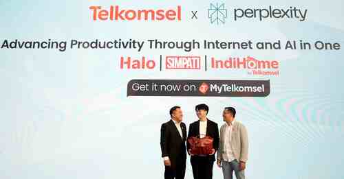 Telkomsel dan Perplexity berkolaborasi menghadirkan bundling kuota internet. (Foto: Istimewa)