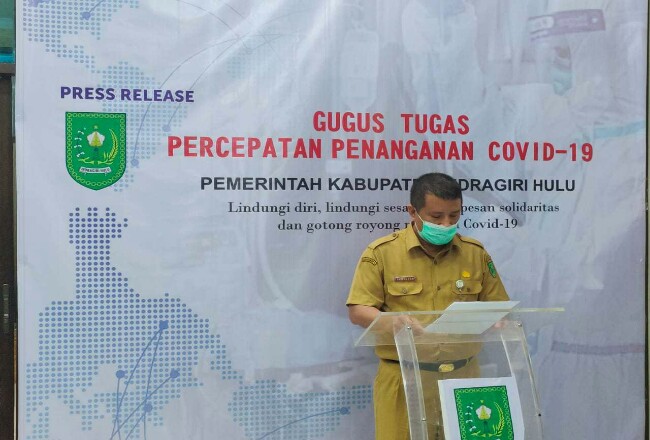 Juru Bicara Gugus Tugas Covid-19 Kabupaten lnhu Jawalter SMPd