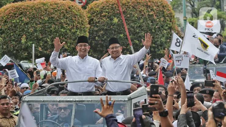 Pasangan Capres-Cawapes RI, Anies Baswedan-Muhaimin Iskandar yang dikenal dengan pasangan AMIN.(foto: int)