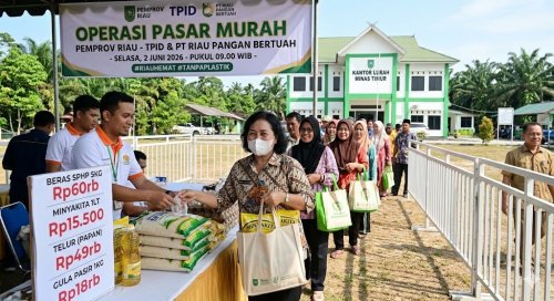 Jadwal dan lokasi pasar murah di Riau pekan pertama Juni 2026.(ilustrasi/int)