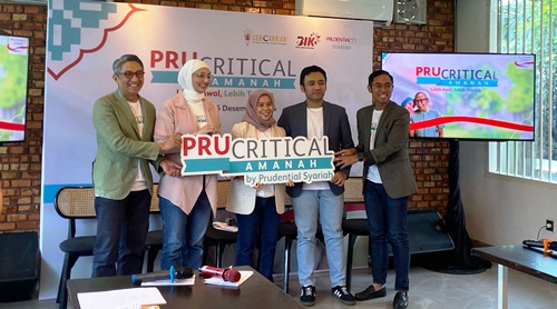 Prudential Syariah meluncurkan PRUCritical Amanah.(foto: sri/halloriau.com)