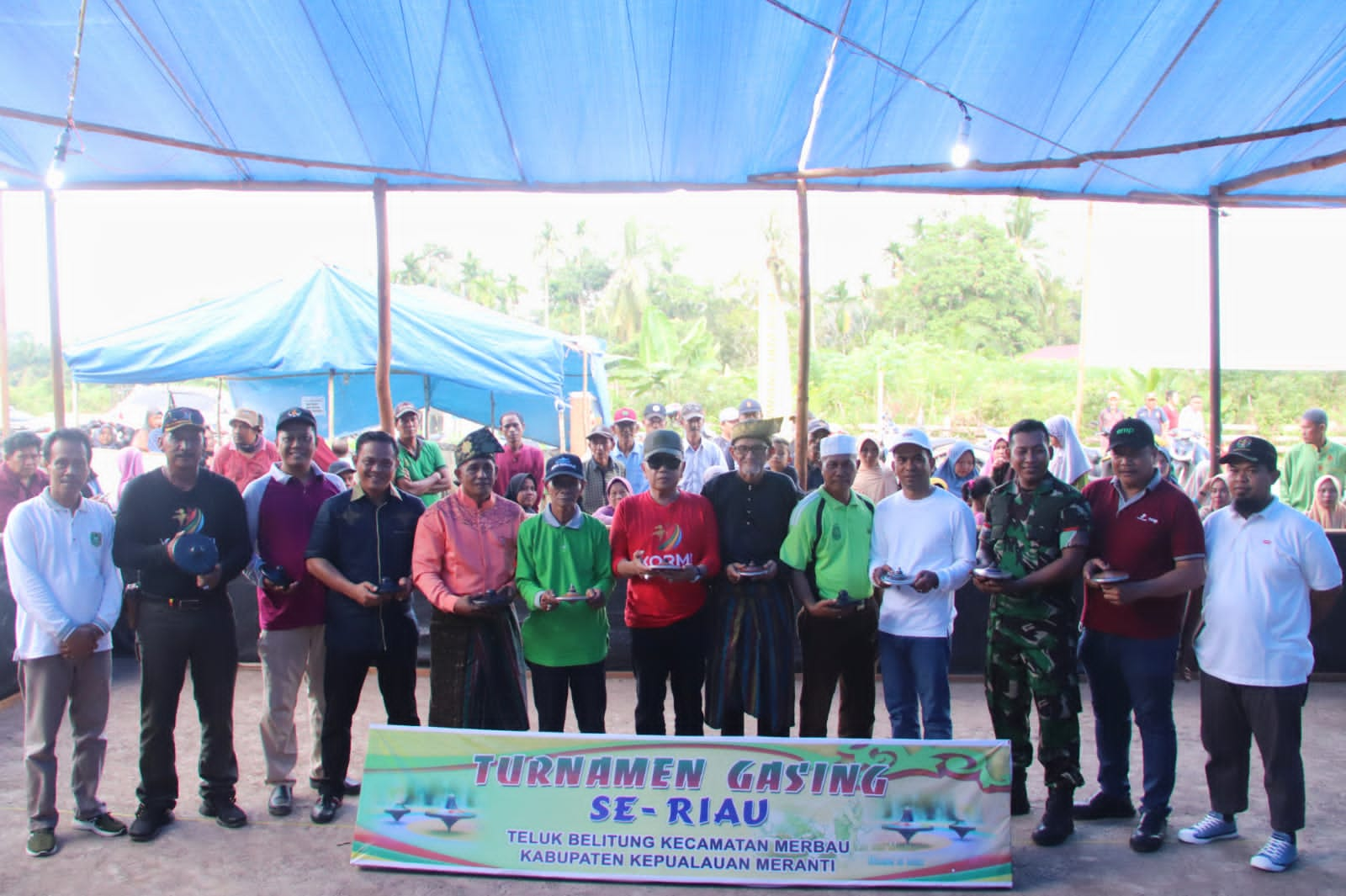 KomGas Teluk Belitung, Kecamatan Merbau, Kabupaten Kepulauan Meranti gelar pertandingan gasing