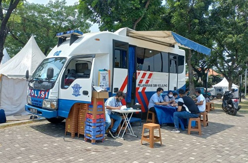 Layanan SIM keliling di Pekanbaru kembali beroperasi.(ilustrasi/int)