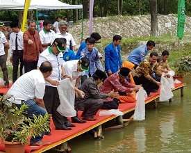 UIR lepas 10.000.000 ekor bibit ikan baung