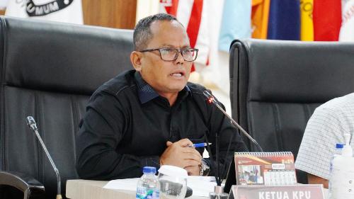 Ketua KPU Riau, Rusidi Rusdan.(foto: sri/halloriau.com)