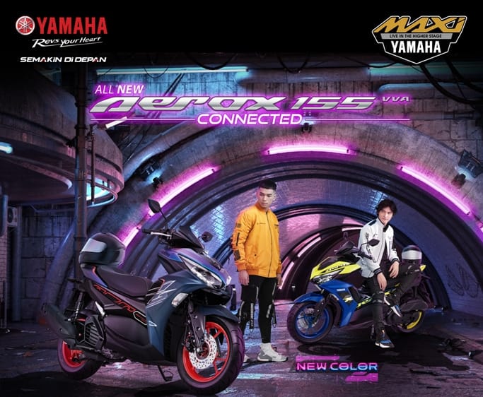 All New Aerox Connected Tampil Makin Sporty dan Keren