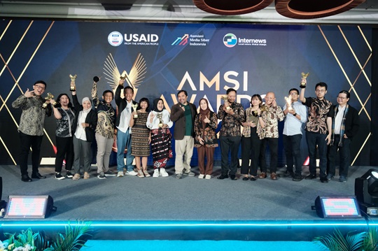 11 media meraih penghargaan AMSI Awards 2024 (foto/ist)