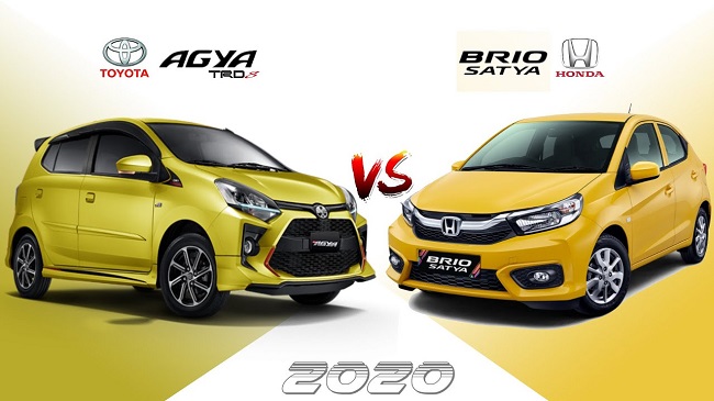 Mau Beli Mobil LCGC, Toyota Agya atau Honda Brio Satya?
