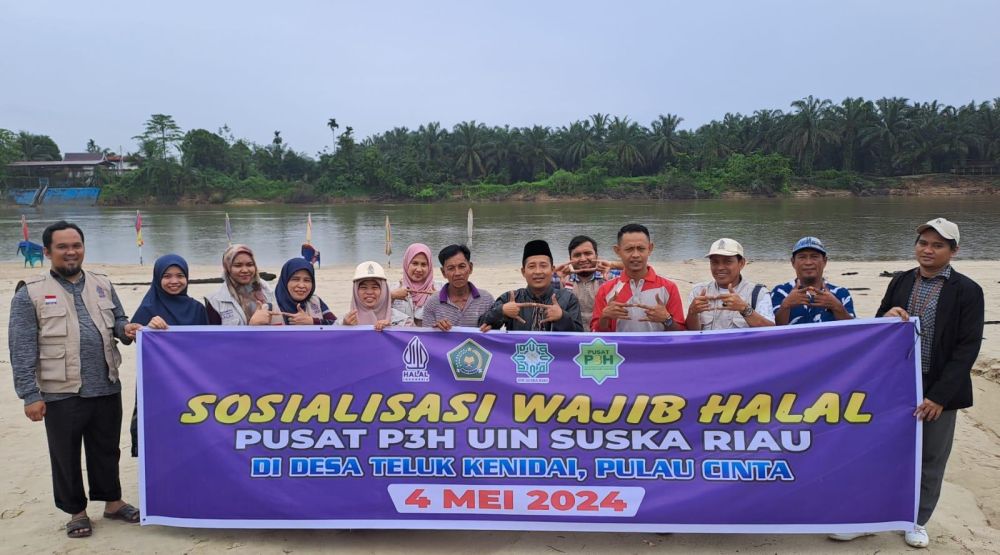 Kick off destinasi wisata halal di Pulau Cinta Kampar.(foto: mcr)