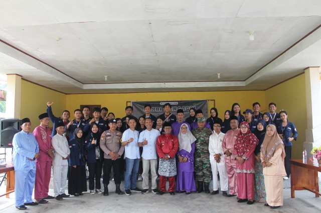 GenBI se-Riau pengabdian di Desa Teluk Pambang selama empat hari (foto/Zul)