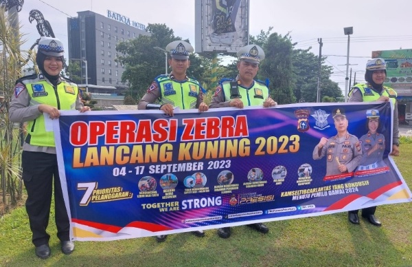 Pelaksanaan Ops Zebra Lancang Kuning 2023 di Pekanbaru (foto/bayu-halloriau)