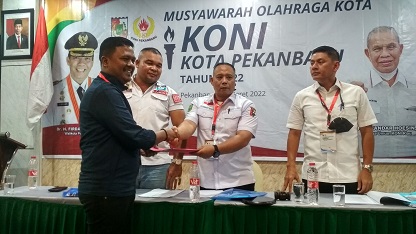 Muhammad Yasir terpilih sebagai Ketua KONI Pekanbaru periode 2022-2026