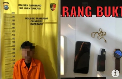 Pembunuh pria di Desa Rimbo Panjang berhasil diciduk polisi (foto/antara)