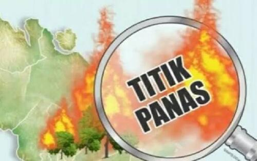 Ilustrasi titik panas. (Foto: Int)