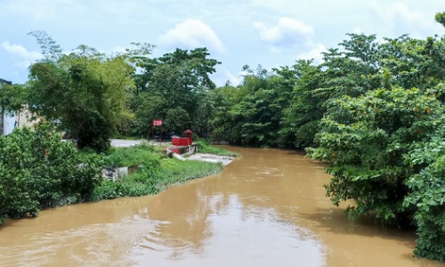 Kondisi terkini Sungai Sail Pekanbaru.(foto: rahmat/halloriau.com)