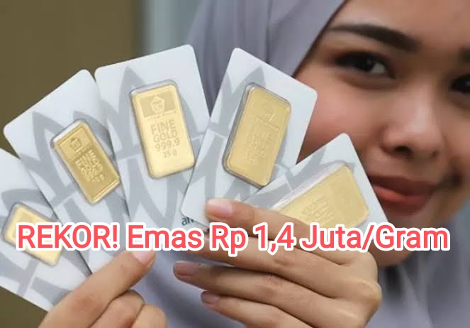 Ilustrasi harga emas 1 gram di Pekanbaru termahal Rp1,4 juta (foto/int)