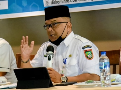 Kadis Diskominfotiksan Kota Dumai H. Khairil Adli (foto/bam)
