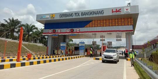 Pintu Tol Bangkinang.(foto: int)