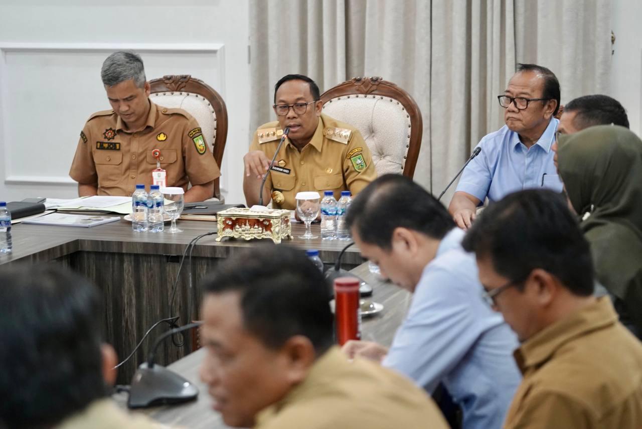 Pj Gubri, Rahman Hadi sebut Pemprov merancang Program Optimalisasi Produksi Padi Riau (foto/Yuni)