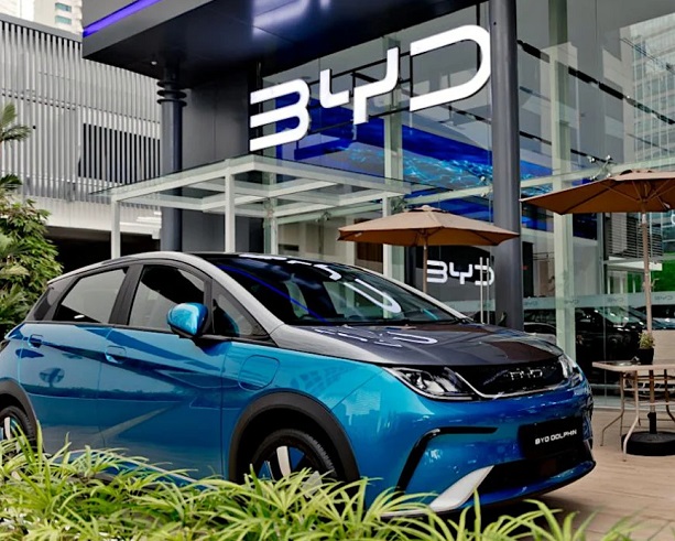 Diler BYD Harmony Auto Sudirman, Jakarta.