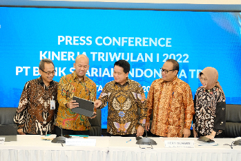  PT BSI Tbk menorehkan capaian positif pada triwulan I/2022 dengan membukukan laba bersih mencapai Rp987,68 miliar. 