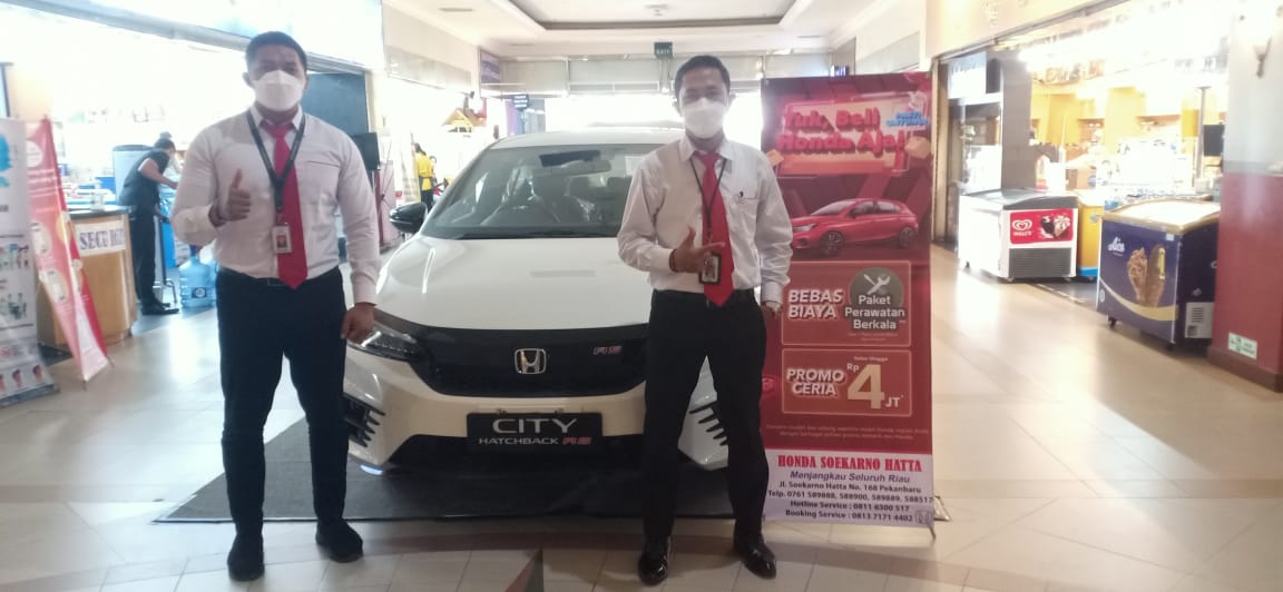 Honda Soekarno Hatta kembali gelar pameran di Mal Pekanbaru.