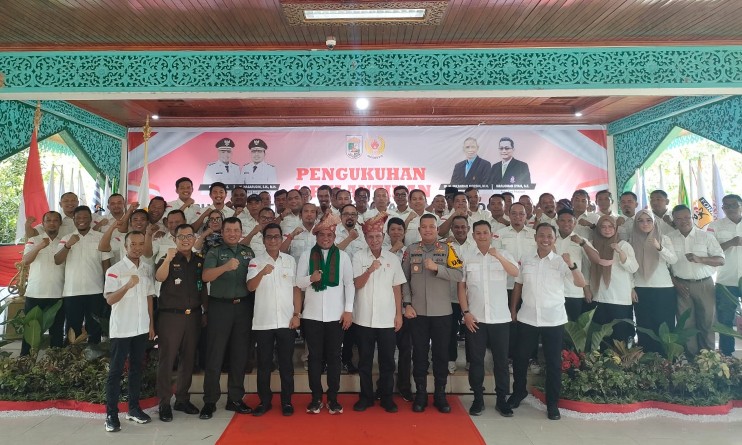 Pengurus KONI Pelalawan periode 2024-2028 resmi dilantik (foto/Andi)