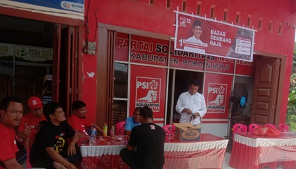 Bazar Sembako Raja berlanjut dilakukan di tiga kecamatan di Rokan Hulu (foto/ist)