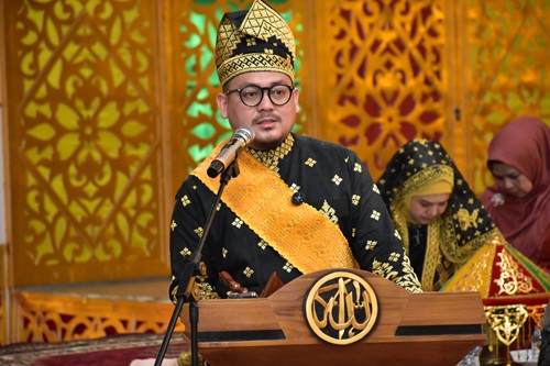 Ketua MKA Lembaga Adat Melayu Riau (LAMR) Kota Pekanbaru, Datuk Seri Rizky Bagus Oka (foto/Mimi)