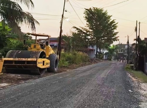 Ilustrasi Jalan Melati yang lama rusak kini mulus (foto/int)