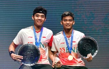 Muhammad Shohibul Fikri/Bagas Maulana berhasil menjuarai All England 2022.