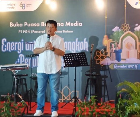 Wendi Purwanto, Area Head PT Perusahaan Gas Negara Tbk (PGN) Batam.