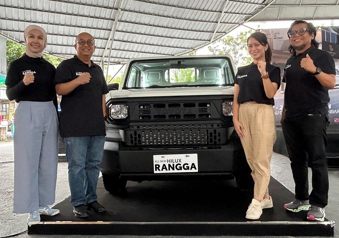 Agung Toyota resmi meluncurkan Toyota All New Hilux Rangga melalui Regional Launching Hilux Rangga di Riau Garden (foto/ist).