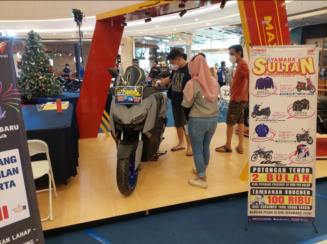 Main Dealer PT Alfa Scorpii menggelar “Pameran Yamaha Sultan” di Living World Pekanbaru. 