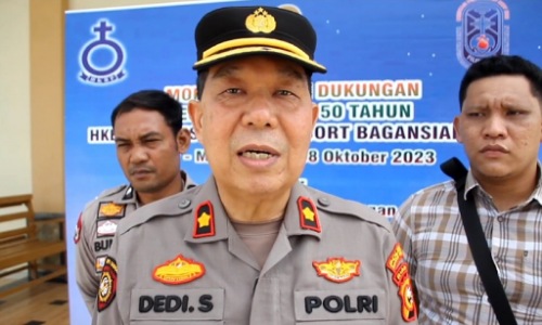 Kapolsek Bangko, Kompol Dedi Susanto.(foto: afrizal/halloriau.com)