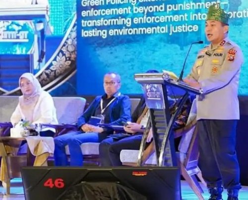 Di Forum IMT-GT 2026, Kapolda Riau kenalkan Green Policing kepada Indonesia, Malaysia, dan Thailand.