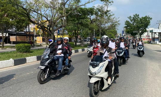 Kolaborasi Capella Honda bersama FIFAASTRA bagikan bantuan ke Panti Asuhan di Pekanbaru (foto/Yuni)