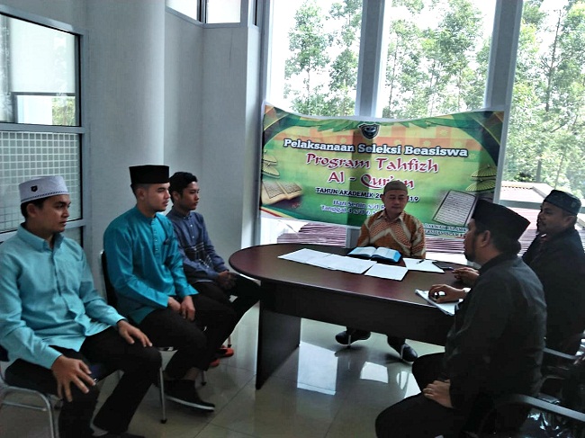 Suasana seleksi penghafal Al Qur