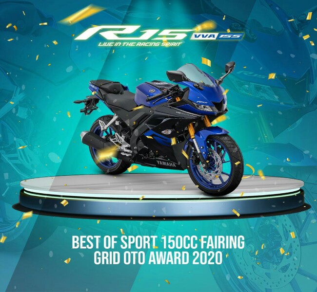 Yamaha Brand Terbaik Kategori Motor Sport GridOto Award