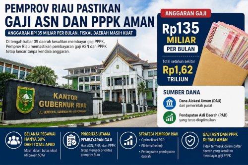 Anggaran gaji ASN dan PPPK Riau.(ilustrasi/int)
