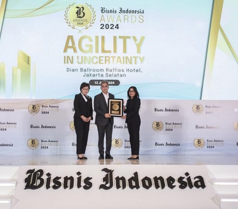 PT Bank Pembangunan Daerah Jawa Barat dan Banten Tbk (bank bjb) kembali menorehkan prestasi dengan meraih penghargaan pada ajang Bisnis Indonesia Award (BIA) 2024. 