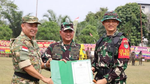 Tutup TMMD ke-129 Kodim 0313/KPR, Kasdam XIX/TT memberikan apresiasi (foto/Andy)