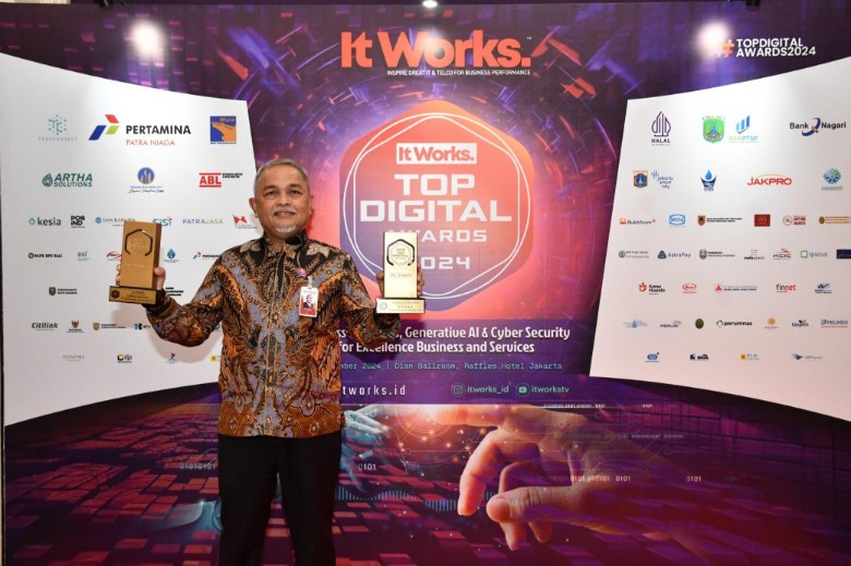 BRK Syariah dapat dua penghargaan bergengsi TOP Digital Awards 2024 (foto/ist)