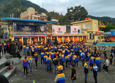 Bikers Sumatera Utara Hidupkan Kembali Wisata Danau Toba  