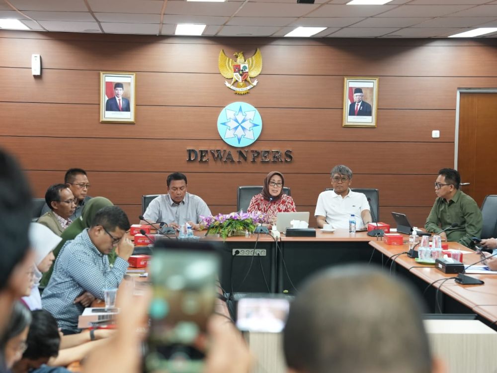 Dewan Pers tolak RUU Penyiaran.(foto: mcr)