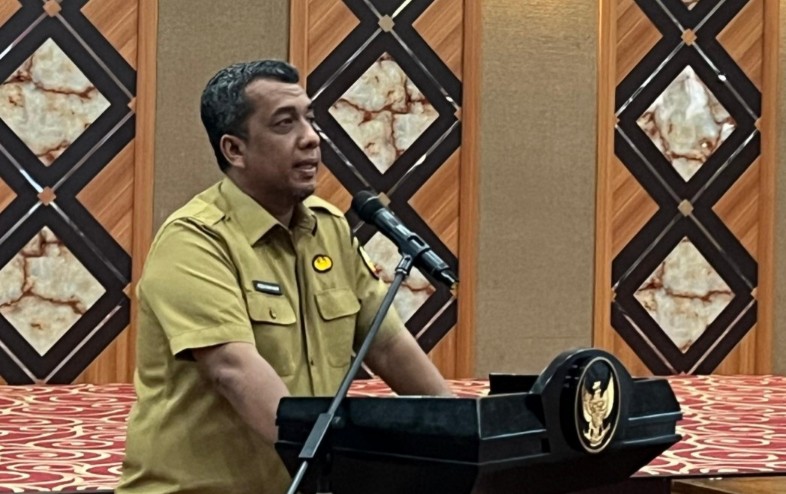 Pj Walikota Pekanbaru, Roni Rakhmat bayar utang Pemko yang mendesak (foto/dini)