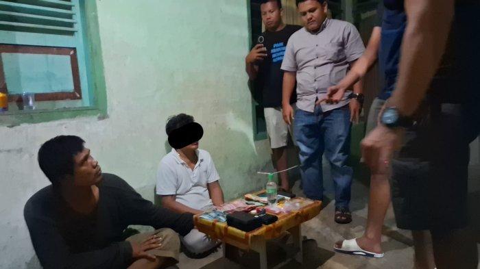 Pengedar narkoba di Benai diringkus Polisi.(foto: tribunpekanbaru.com)