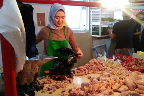 Harga ayam di Pekanbaru meroket jelang tahun baru 2026.(ilustrasi/int)